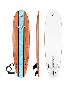 Osprey Wood Effect Foamie Surfboard 7Ft 2
