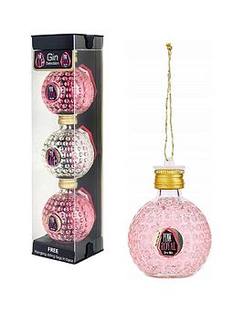 Osa Fine Spirits Christmas Pink Gin Baubles 3 X 5Cl