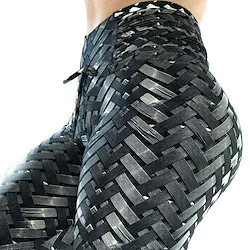Women's Yoga Pants Tummy Control Butt Lift Quick Dry High Waist Fitness Gym Workout Running Tights Leggings Bottoms 3D Print Black Sports Activewear High Elasticity Slim / Athleisure Lightinthebox