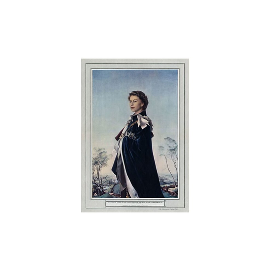 (A3 (29x42 cm) Fine Art Print) Queen Elizabeth II by Pietro Annigoni in the ILN (Fine Art Print)