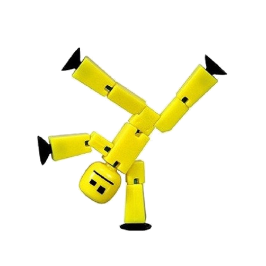 (Yellow) Zing Original Stikbot Figure - New & Boxed