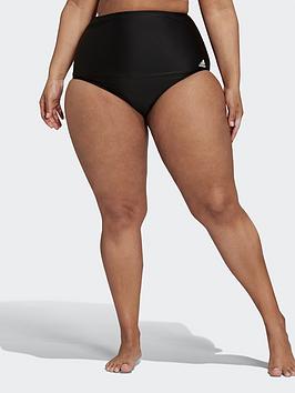 Adidas Sh3.Ro Tankini Bottoms (Plus Size) - Black/White