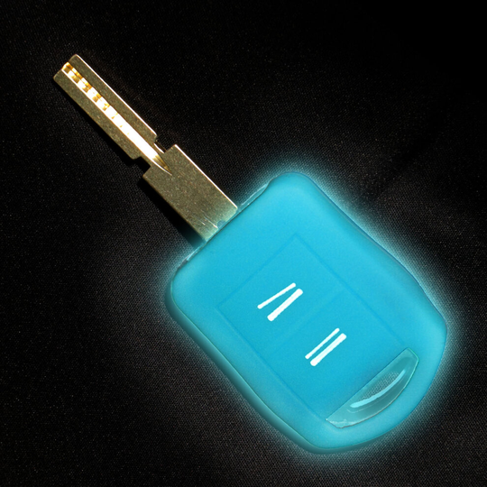 FOR VAUXHALL OPEL Combo Van Corsa C Meriva Soft KEY FOB SOFT CASE COVER Blue