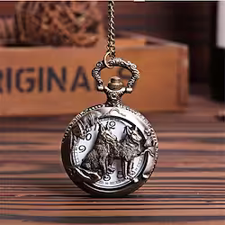 Vintage Pocket Watch Roman Numerals Scale Quartz Pocket Watches with Chain Christmas Graduation Birthday Gifts Fathers Day Lightinthebox