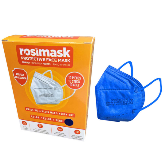 (Lavender Blue) Childrens FFP2 Disposable Face Masks - Box of 10