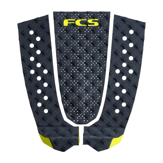 FCS T3 Surfboard Tail Pad - Midnight/Acid