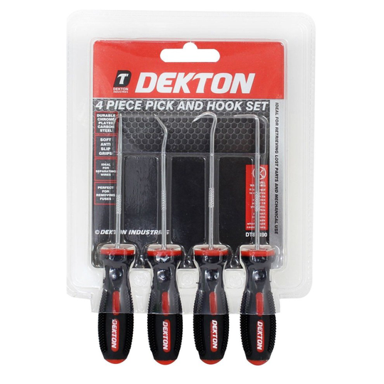4pc Pick And Hook Probe Set O Ring Seal Remover With Soft Anti Slip