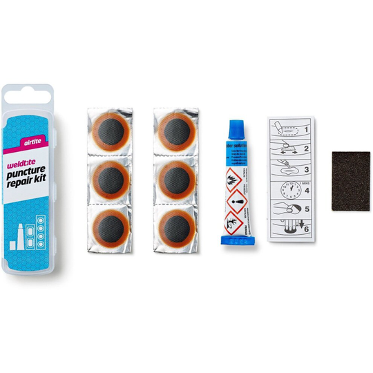 Weldtite Puncture Repair Airtite Kit F/Edged - 25 Pieces
