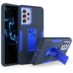 Phone Case For Samsung Galaxy Back Cover A53 A13 S22 Ultra Plus FE Bumper Frame Kickstand Military Grade Protection Geometric Pattern Armor TPU PC Lightinthebox