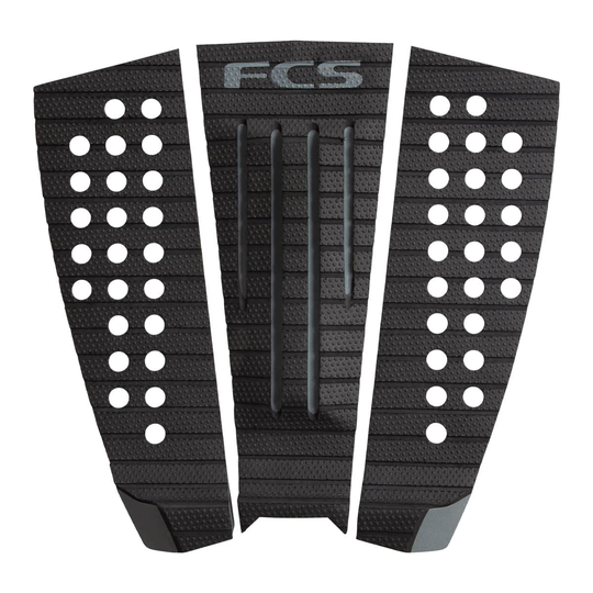 FCS Julian Wilson Tread-Lite Surfboard Tail Pad - Black/Charcoal