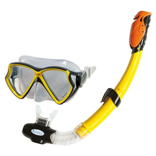 Intex Aqua Pro Mask with Snorkel No Latex - Yellow - 55960
