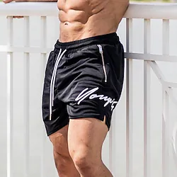 Men's Running Shorts Bottoms Outdoor Sports Outdoor Quick Dry Running Sportswear Activewear White Black Blue / Stretchy / Casual / Athleisure Lightinthebox