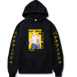 unisex banana fish hoodie harajuku sweatshirt cosplay costume long sleeve pullover coat for girls women for anime fans red Lightinthebox