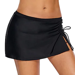 Women's Swim Skirt Breathable Quick Dry Bottoms Drawstring Swimming Surfing Water Sports Solid Colored Summer / Stretchy Lightinthebox