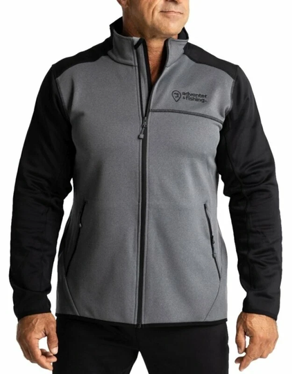 Adventer & fishing T-Shirt Trondheim Thermo Shirt Titanium/Black M