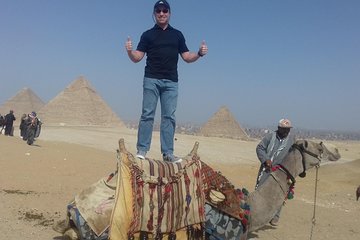 Half Day Trip to Giza Pyramids and The Sphinx with Entrance Fees Included