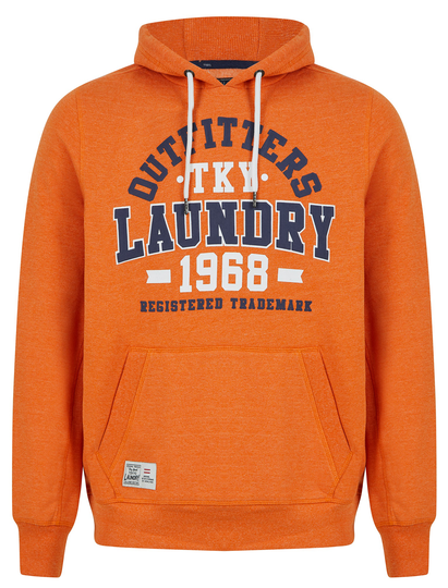 Hoodies / Sweatshirts Edit Motif Brushback Fleece Pullover Hoodie in Orange Grindle - Tokyo Laundry / S - Tokyo Laundry