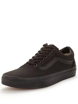 Vans Old Skool - Black, Black, Size 3, Women
