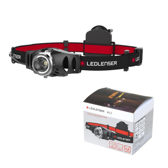 LED Lenser H3.2 - 120 Lumen head torch - Genuine LEDlenser product - gift boxed