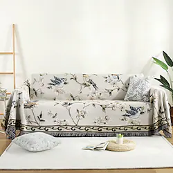 Sofa Cover Sofa Blanket Plants Print Couch Cover Couch Protector Sofa Throw Cover Washable for Armchair/Loveseat/3 Seater/4 Seater/L Shape Sofa Lightinthebox