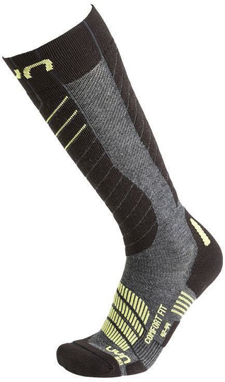 UYN Comfort Fit Grey Melange/Green Lime 45-47