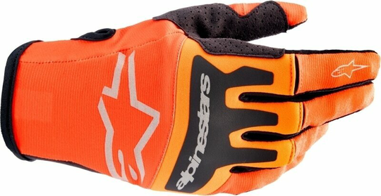 Alpinestars Techstar Gloves Hot Orange/Black XL Motorcycle Gloves