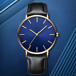 Oktime Quartz Watch for Men Analog Quartz Basic Stylish Formal Style Waterproof Alloy PU Leather Friends Birthday / One Year Lightinthebox
