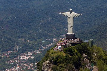 Christ Redeemer With Maracanã Stadium and Sambodromo