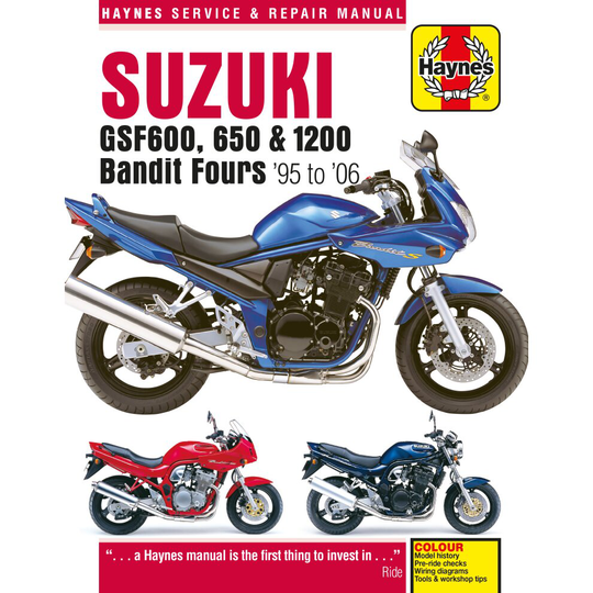 Suzuki GSF600, 650 & 1200 Bandit Fours (95-06) Haynes Repair Manual (Paperback) ~