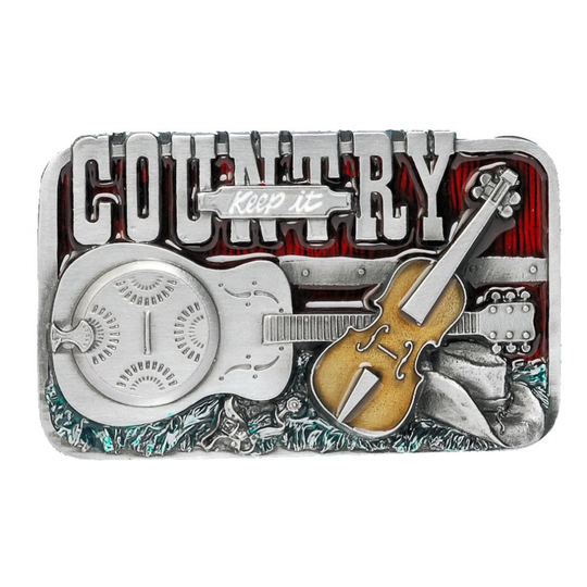 Keep It Country Belt Buckle with Presentation Box