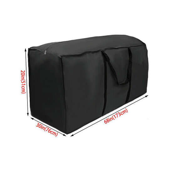 (173x76x51cm) Outdoor Waterproof Garden Cushion Cover Bag