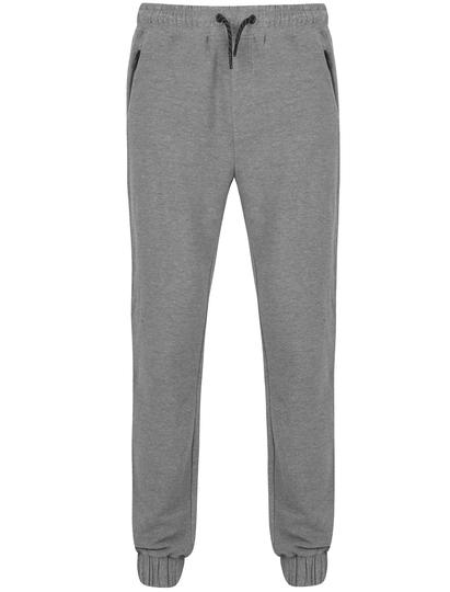 Jogger Shorts Hika Ottoman Stripe Cuffed Joggers in Mid Grey Marl - Dissident / XXL - Tokyo Laundry