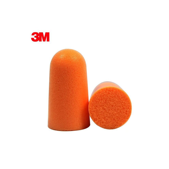 3M 1100 Foam Ear Plug Uncorded Earplugs 29 dB Noise Reduction Rating 10 Pairs Individual Packaging