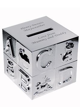 The Personalised Memento Company Personalised Abc Money Box