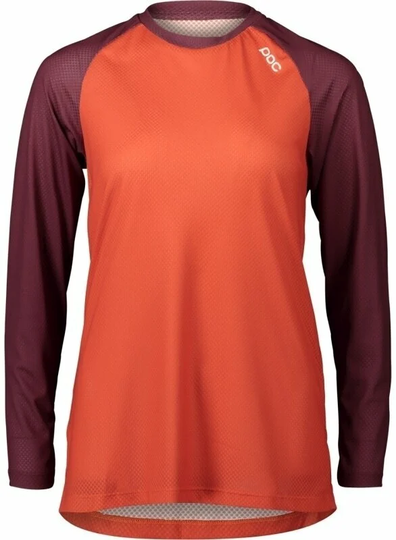 POC MTB Pure LS Jersey Propylene Red/Agate Red M