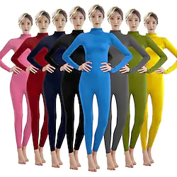 Zentai Suits Cosplay Costume Catsuit Adults' Cosplay Costumes Sex Men's Women's Solid Colored Halloween Carnival Masquerade / Skin Suit / Leotard / Onesie Lightinthebox
