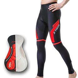 Men's Cycling Tights Bike Tights Mountain Bike MTB Road Bike Cycling Sports Geometic 3D Pad Breathable Quick Dry Moisture Wicking Green Yellow Spandex Clothing Apparel Bike Wear / Stretchy Lightinthebox