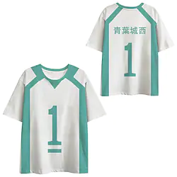 Inspired by Haikyuu Aoba Johsai High School T-shirt Cartoon Manga Anime Harajuku Graphic Kawaii T-shirt For Men's Women's Unisex Adults' 3D Print 100% Polyester Lightinthebox