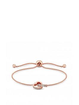 Jon Richard Interlink Heart Toggle Bracelet - Gift Boxed