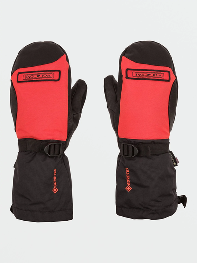 Men's Volcom 91 Gore-Tex Mittens - Orange Shock