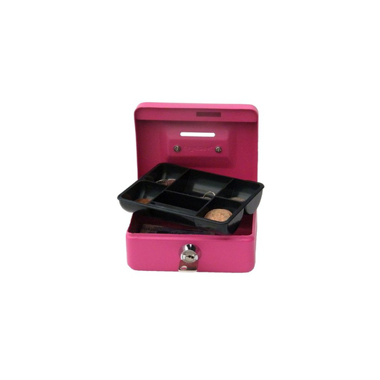 Cathedral CBPK4 Cash/Money Box 4" (10cm) Cylinder Lock with 2 Keys - Pink