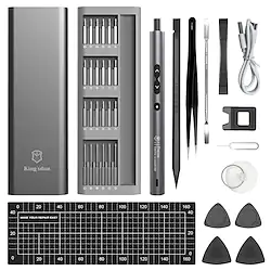 62 In 1 Electric Screwdriver Cordless Mini Power Precision Screwdriver Set With 48 Bits, Rechargeable Portable Magnetic Repair Tool Kit With Led Lights For Phones Watch Jewelers Laptops Lightinthebox