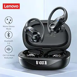 Lenovo LP75 Sports Bluetooth Earphones with Mics Bluetooth 5.3 Wireless Headphones HiFi Stereo Wireless Earbuds Lightinthebox
