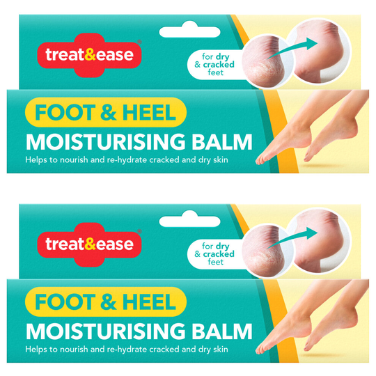 2pk x 100g Foot Heel Balm | Dry Cracked Feet Heels Skin Repair