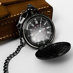 Pocket Watch for Men Analog Quartz Vintage Classic Outdoor Hollow Engraving Alloy Stainless Steel / One Year Lightinthebox