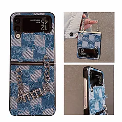 Phone Case For Samsung Galaxy Flip Z Flip Z Flip 4/3/2 Z Fold 4 Z Fold 3 Portable Flip Fashion Retro PC Lightinthebox