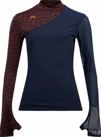 J.Lindeberg Jemina Golf Top Ketchup Bridge Monogram XL