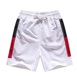 Men's Swim Shorts Swim Trunks Board Shorts Drawstring Elastic Waist Color Block Comfort Breathable Short Casual Holiday Beach Streetwear Stylish Black White Lightinthebox