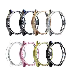 1 Pack Watch Case with Screen Protector Compatible with Samsung Galaxy Watch 5 40mm / Watch 5 44mm / Watch 5 Pro 45MM Scratch Resistant Ultra-thin Bling Diamond PC Watch Cover Lightinthebox