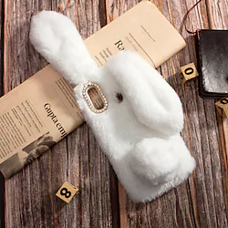 Phone Case For Samsung Galaxy Back Cover S22 S21 Plus Ultra A72 A52 A42 A32 Rhinestone Plush TPU Lightinthebox